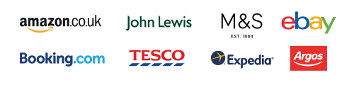 Sample of easyfundraising retailers : amazon, John Lewis, M&S, eBay, Booking.com, Tesco, Expedia and Argos